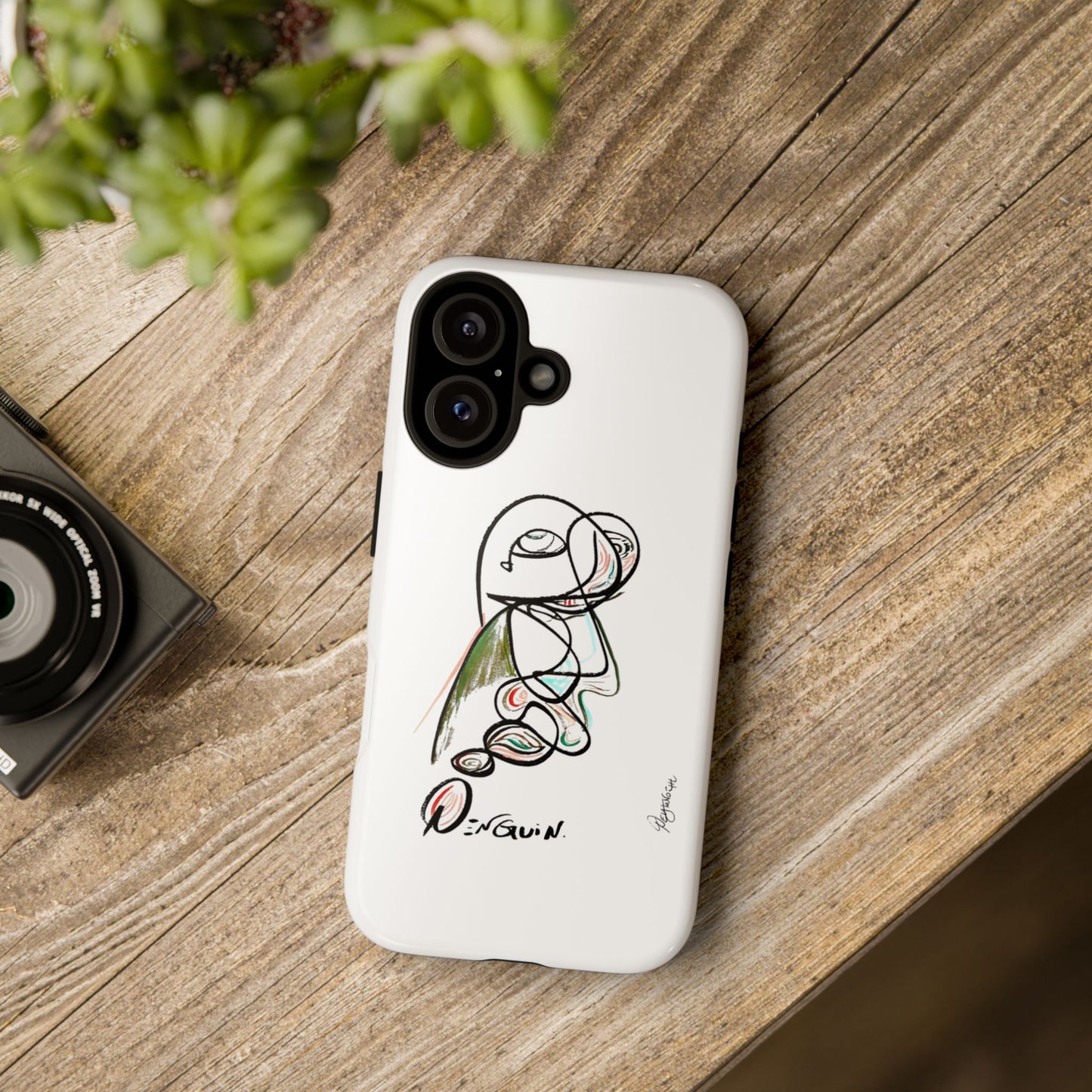 Mr. Penguin Phone Case